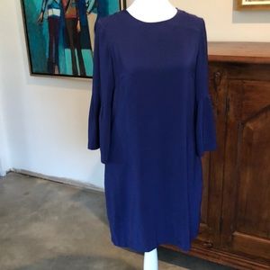 Jade by Melody Tam Purple Bell Sleeve Mini Shift Dress Size XS but fits a S